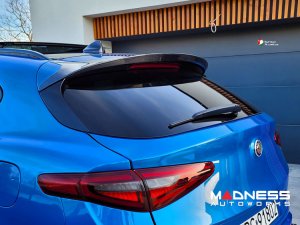Alfa Romeo Stelvio Roof Spoiler - Carbon Fiber - Stile Italia Alfa Romeo Stelvio Roof Spoiler - Carbon Fiber - Stile Italia